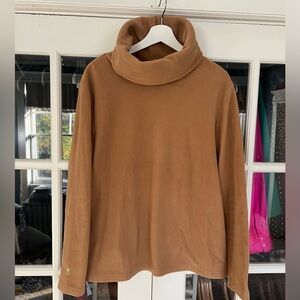 Dudley Stephens XL Greenpoint Double Roll Neck Vello Fleece, Camel